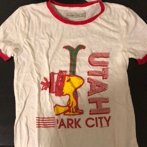 Abercrombie snoopy t-shirt